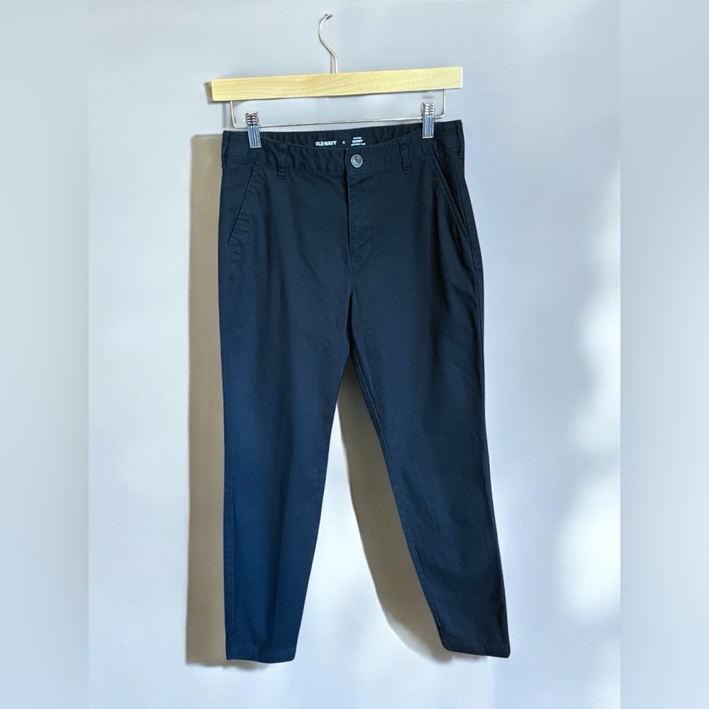 Old Navy High Waisted Wow Skinny Pants size 4 Ink Blue